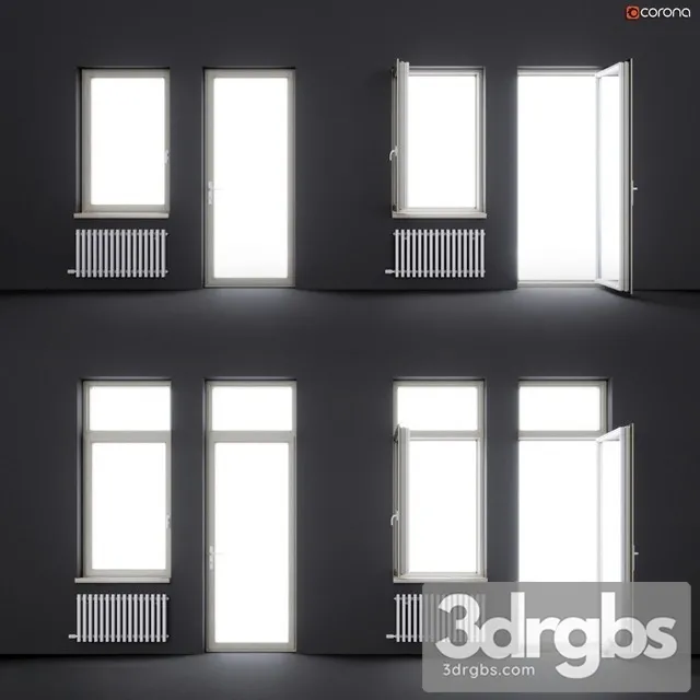 Wood Windows 3D Model Download