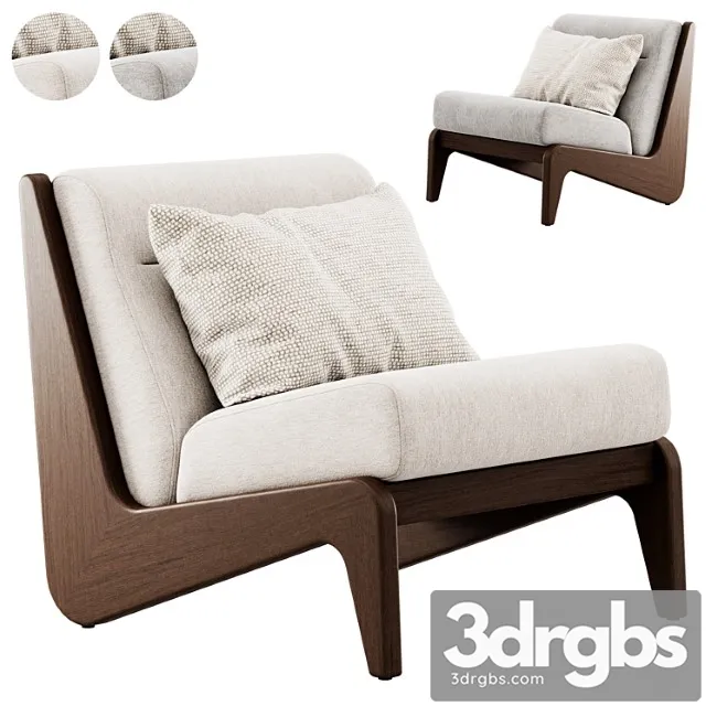 Wooden Armchair Fletcher by Soho Home 3D Model Download Wooden Armchair Fletcher by Soho Home 3D Model Download