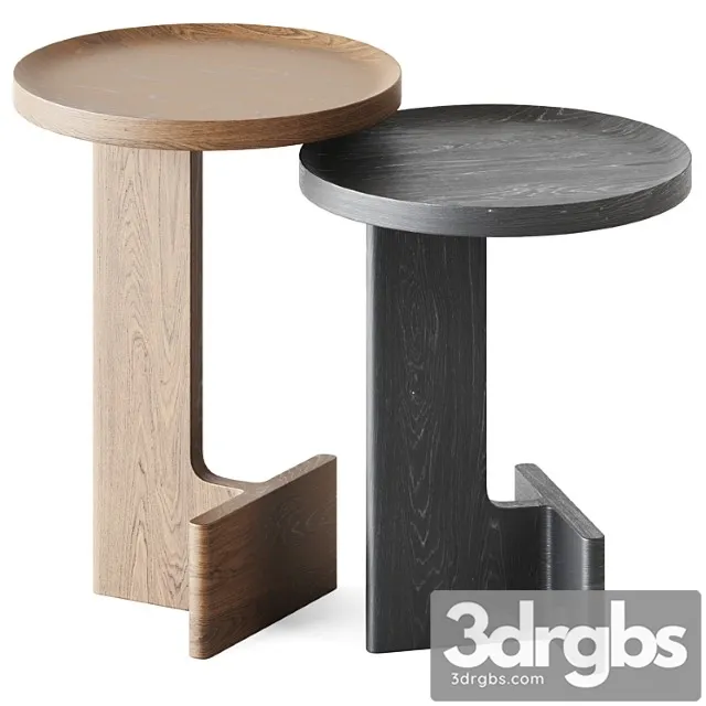 Wooden beam side tables by ariake Wooden beam side tables by ariake