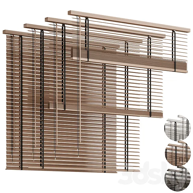 Wooden blinds 04 Folding wooden blinds 3D Model Wooden blinds 04 Folding wooden blinds 3D Model