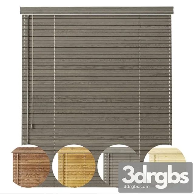 Wooden Blinds 3D Model Download
