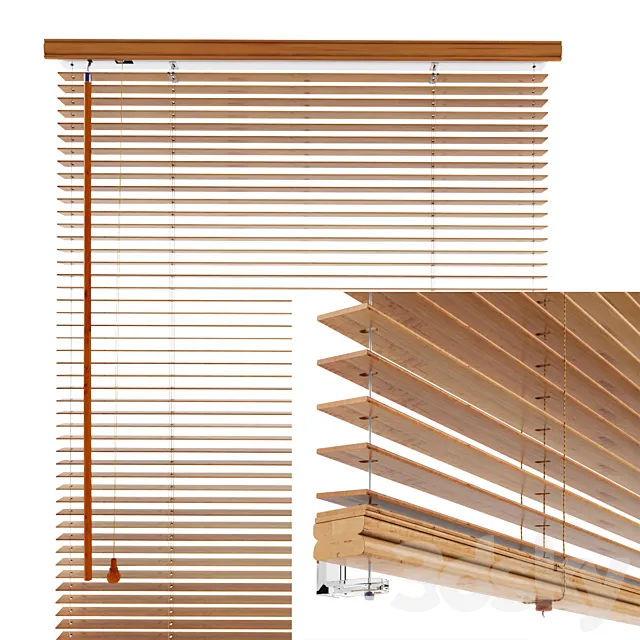 Wooden Blinds 3DModel