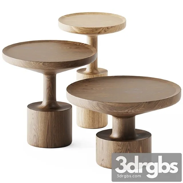 Wooden coffee tables kigi by linteloo
