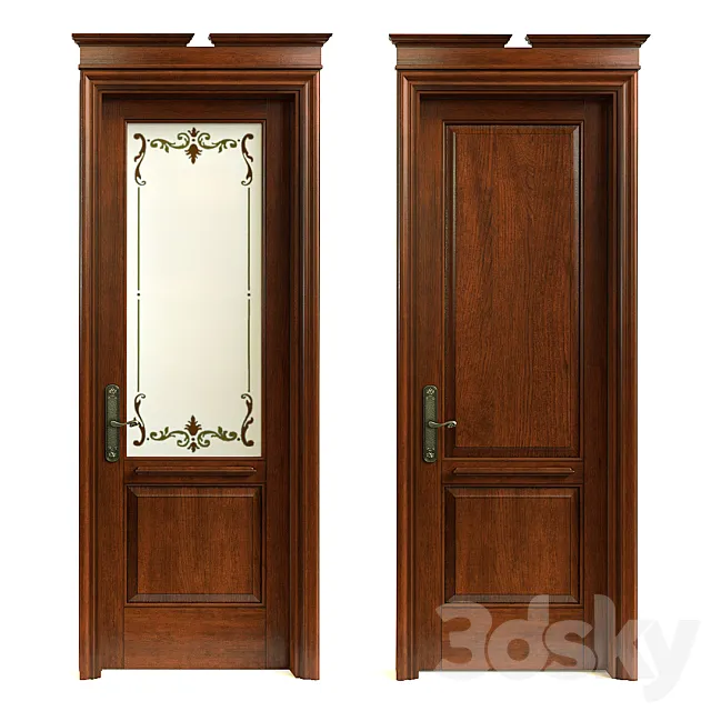 Wooden door Agoprofil Magnolia Torello 3D Model