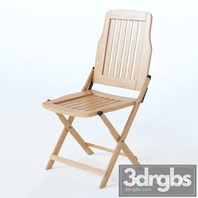 Wooden Folding Chair 3D Model Download Wooden Folding Chair 3D Model Download