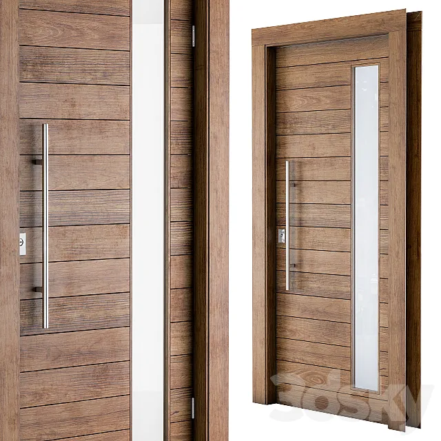 Wooden Front Door 3DModel
