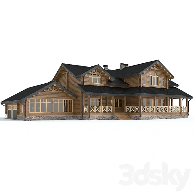 Wooden house 3DModel