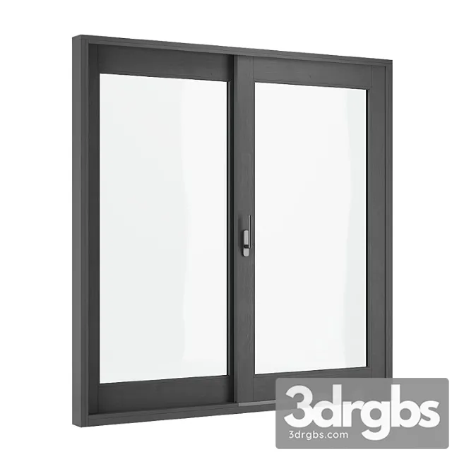 Wooden Outer Sliding Door 1 3D Model Download