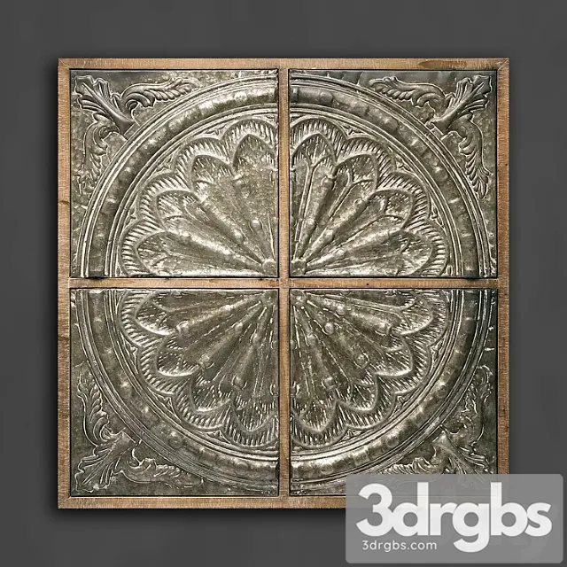 Wooden panel 119 3D Model Download