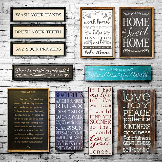 Wooden panels. Collection 26 3DModel Wooden panels. Collection 26 3DModel