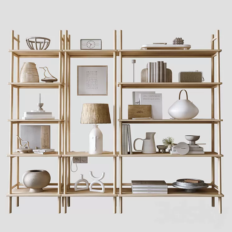 Wooden rack 3D Model Free Download