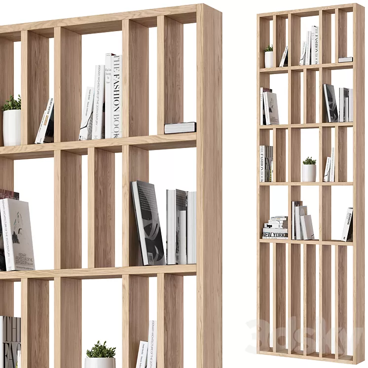 Wooden rack-partition 3D Model Wooden rack-partition 3D Model