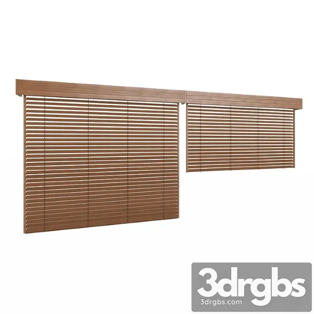 Wooden rafters 3D Model Download