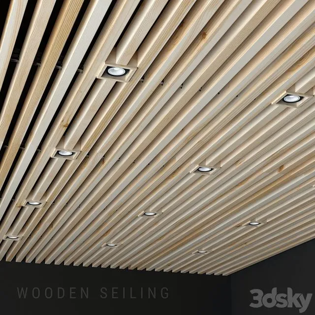 Wooden seiling 2 3D Model Wooden seiling 2 3D Model