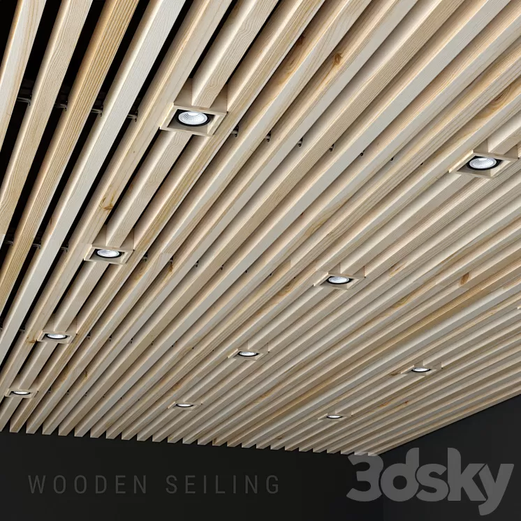 Wooden seiling 2 3D Model Wooden seiling 2 3D Model