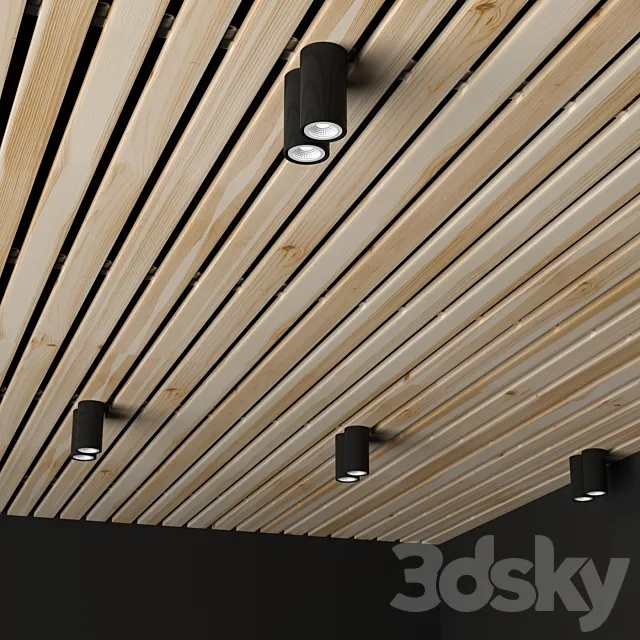 Wooden seiling 4 3D Model Wooden seiling 4 3D Model