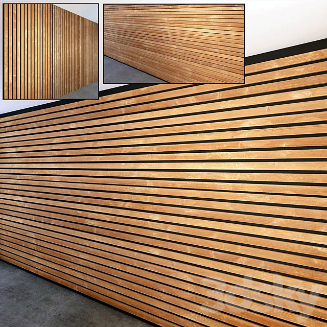 Wooden slats 2 3DModel Wooden slats 2 3DModel