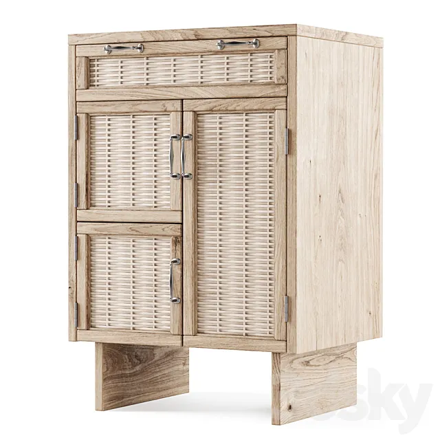 Wooden small cupboard 3DModel Wooden small cupboard 3DModel