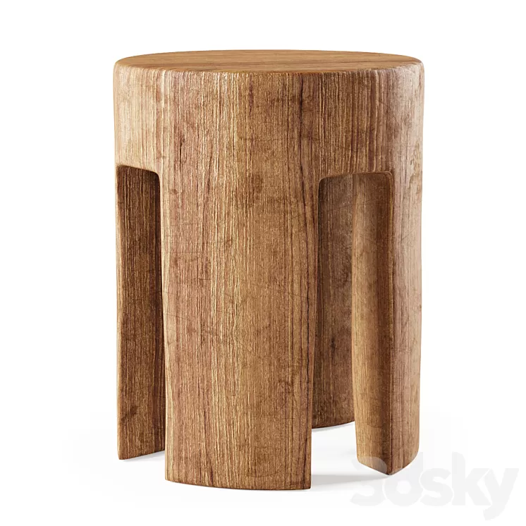 Wooden stool By Pols Potten / Wooden stool 3D Model Wooden stool By Pols Potten / Wooden stool 3D Model