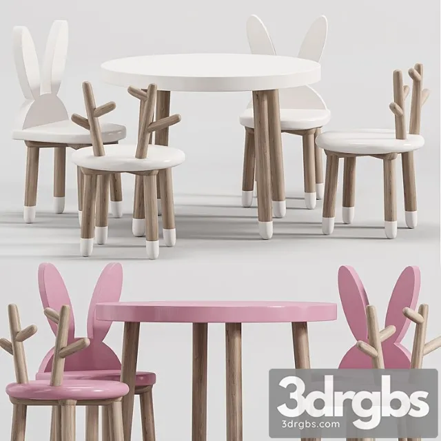 Wooden table chair set for kids 2 Wooden table chair set for kids 2