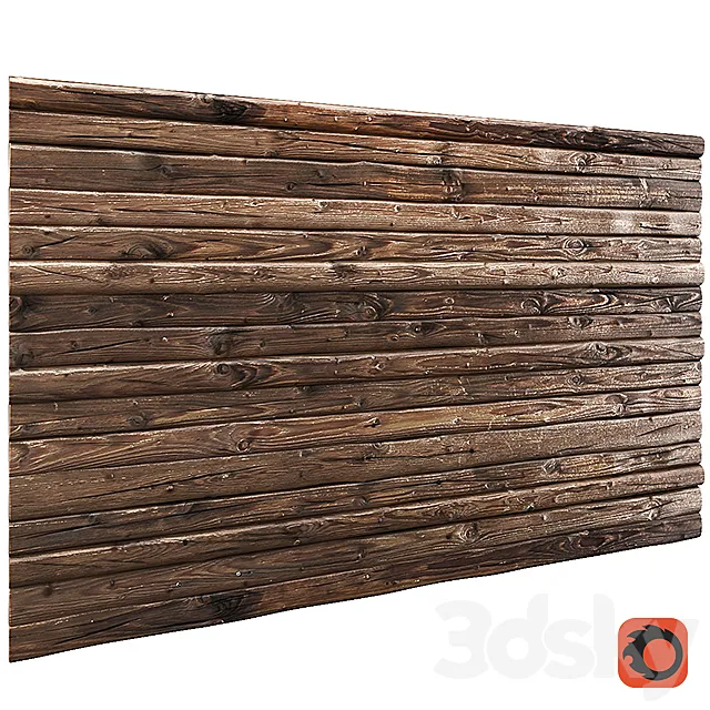 Wooden Wall 3DModel Wooden Wall 3DModel