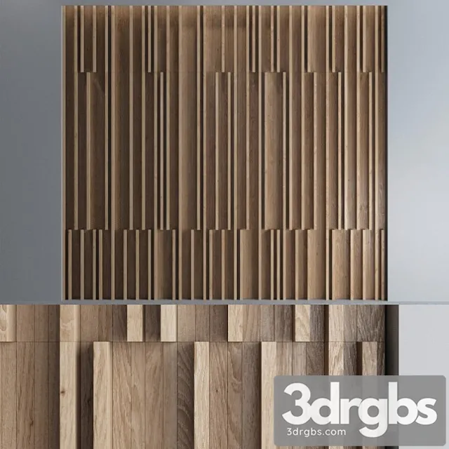 Wooden wall panel