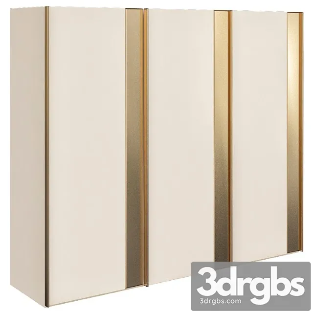 Wooden Wardrobe 3 3D Model Download