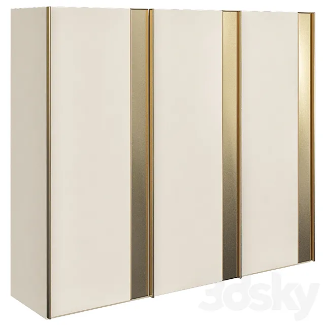 Wooden wardrobe 3D Model Wooden wardrobe 3D Model