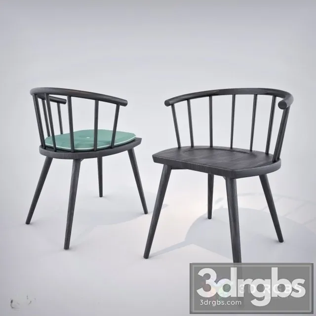 Wooden Windsor Spindle Chair 3D Model Download Wooden Windsor Spindle Chair 3D Model Download
