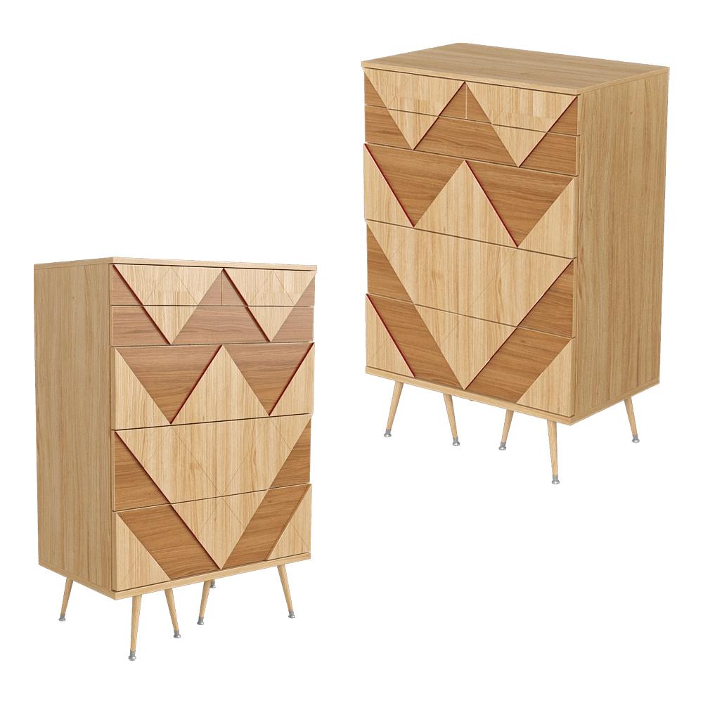 Woodi Furniture – Chest of drawers Big Woo 3D Model