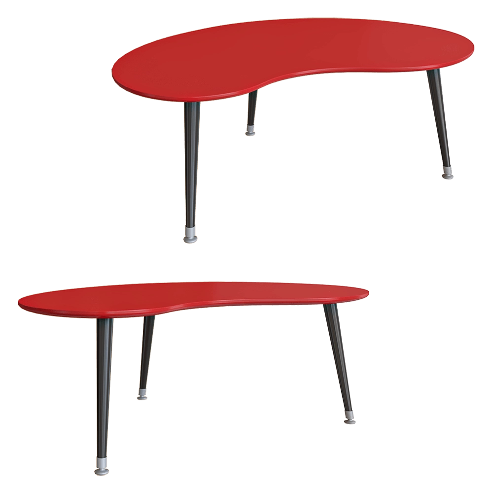 Woodi Furniture – Coffee table Kidney 3D Model