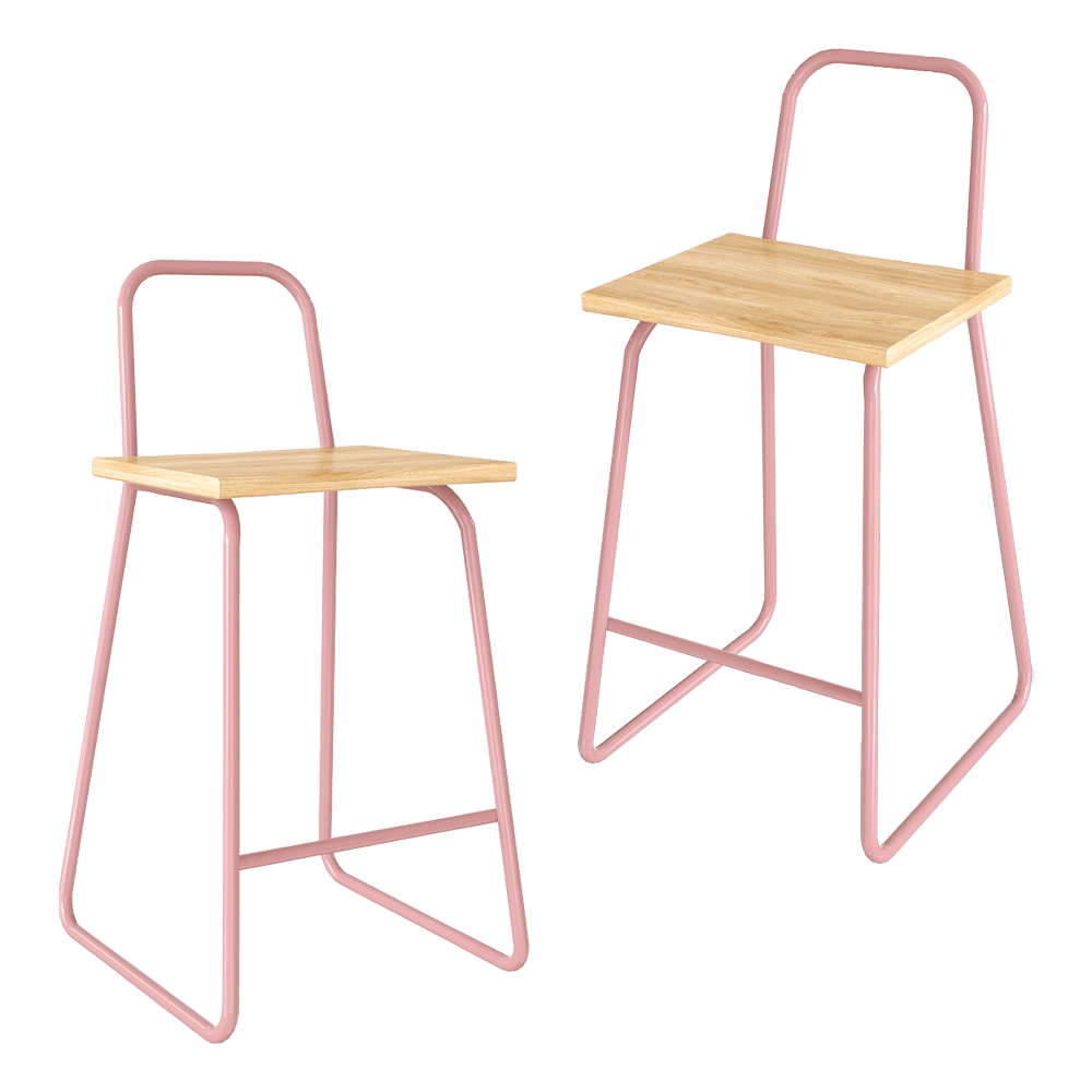 Woodi Furniture – Semi-bar chair Bauhaus 3D Model Woodi Furniture – Semi-bar chair Bauhaus 3D Model