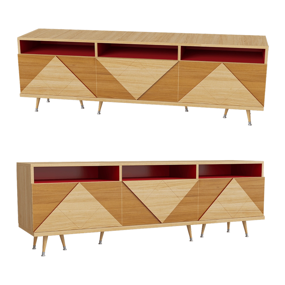 Woodi Furniture – TV cabinet Woo 3D Model