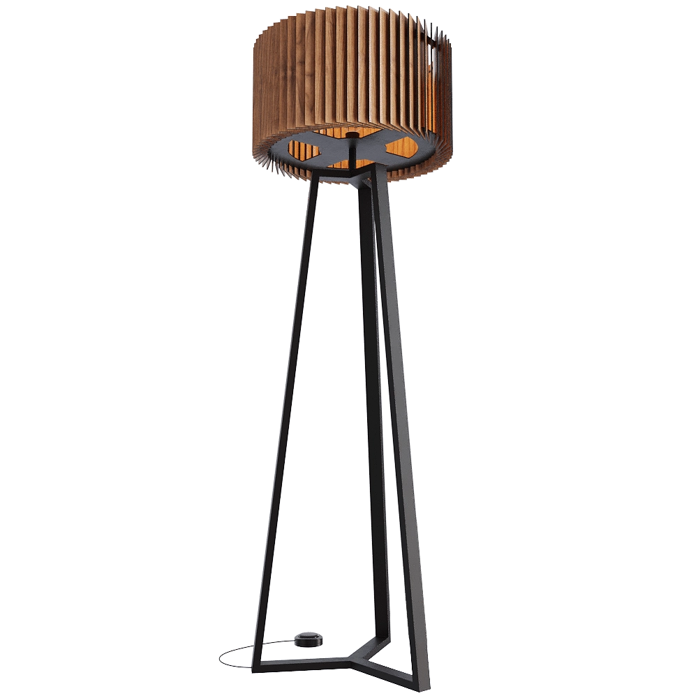 Woodled – Floor Lamp Rotor 3D Model