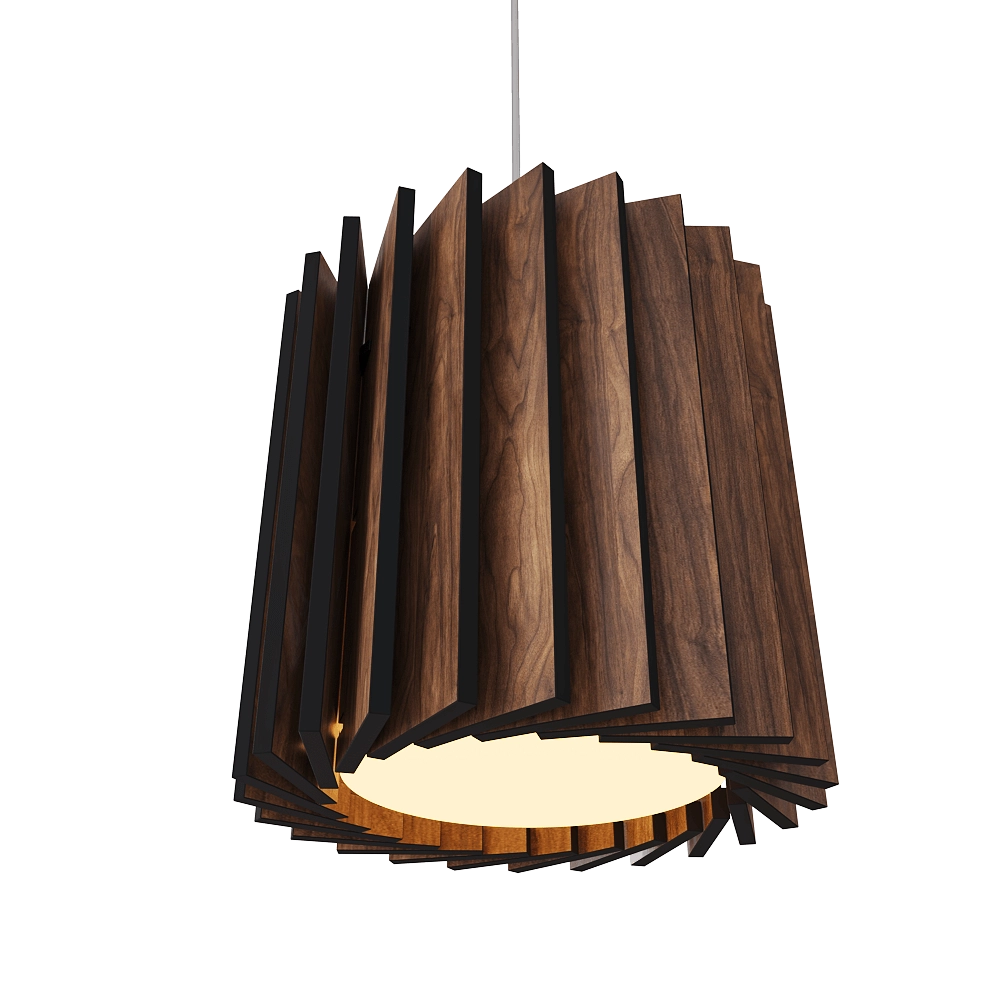 Woodled – Pendant lamp Rotor S 3D Model Woodled – Pendant lamp Rotor S 3D Model