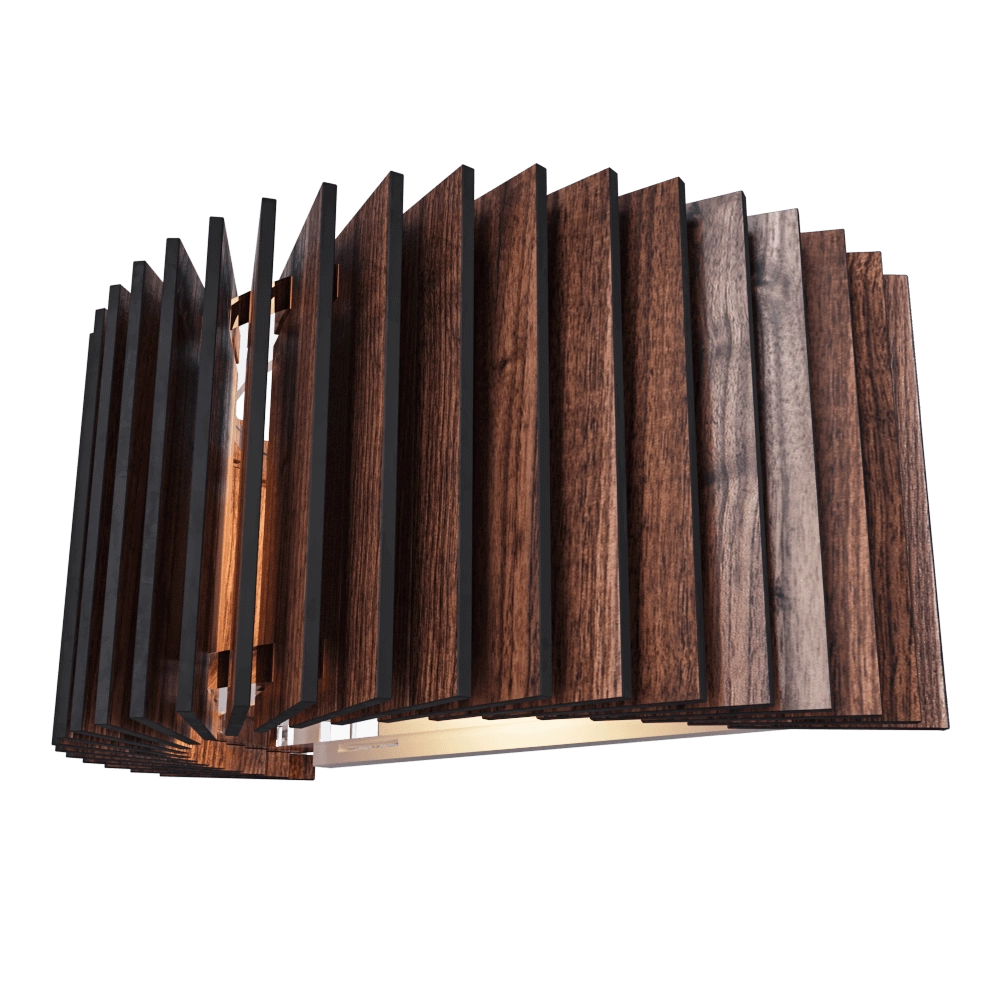 Woodled – Wall Lamp Rotor Horizontal 3D Model