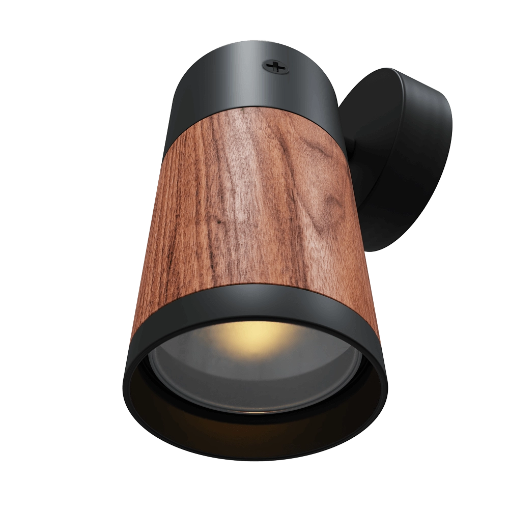 Woodled – Wall lamp Vector Unit 3D Model