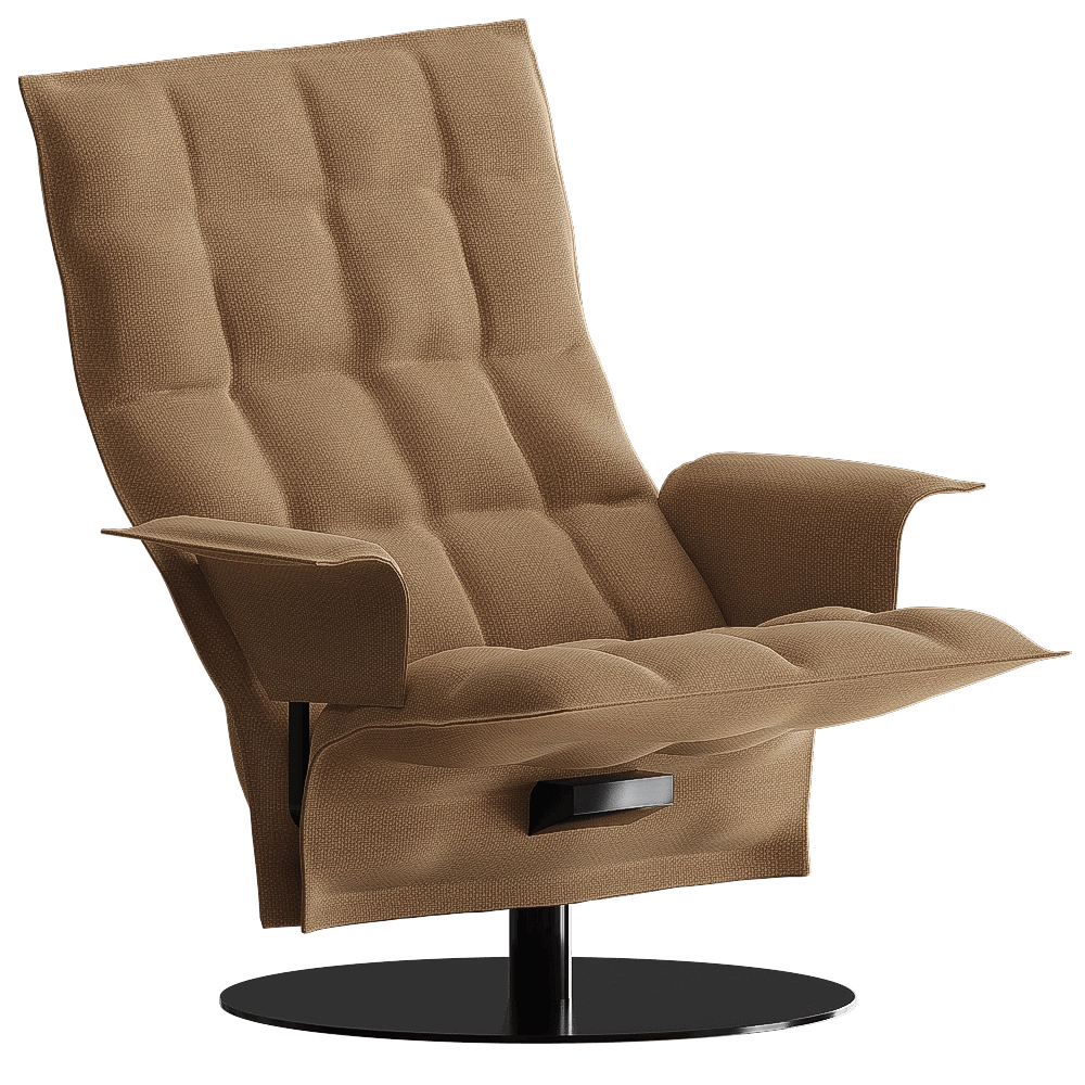 Woodnotes – Chair with armrest Swivel k 3D Model Woodnotes – Chair with armrest Swivel k 3D Model