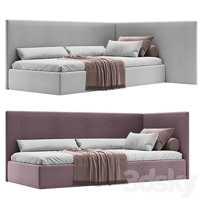 Woodnotes Corner Bed 3D Model Woodnotes Corner Bed 3D Model