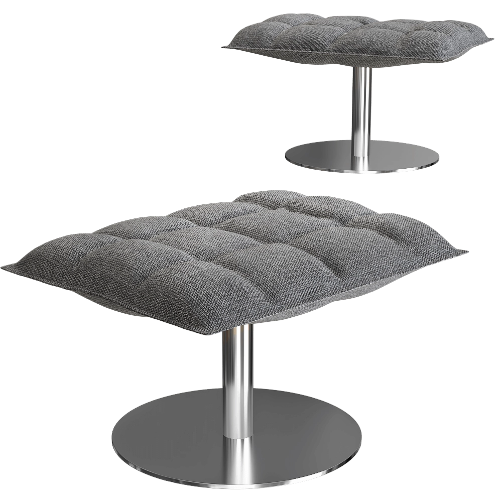 Woodnotes – Ottoman K with plate 3D Model Woodnotes – Ottoman K with plate 3D Model