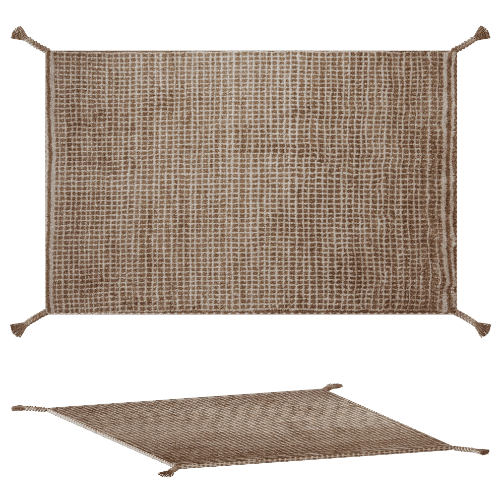 Woodnotes – Rug Grid white-camel 3D Model Woodnotes – Rug Grid white-camel 3D Model