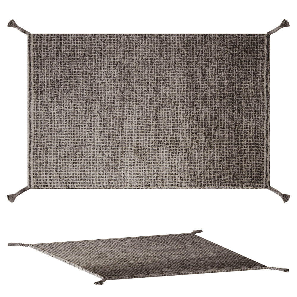 Woodnotes – Rug Grid white grey 3D Model Woodnotes – Rug Grid white grey 3D Model