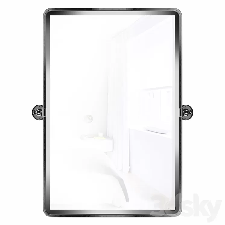 Woodvale Metal Framed Wall Mounted Bathroom / Vanity Mirror 3D Model Woodvale Metal Framed Wall Mounted Bathroom / Vanity Mirror 3D Model