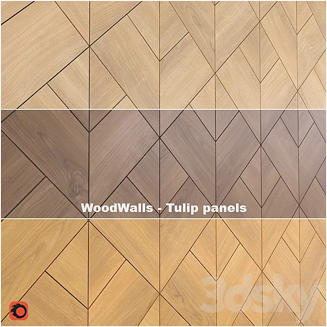WoodWalls – Tulip 3DModel