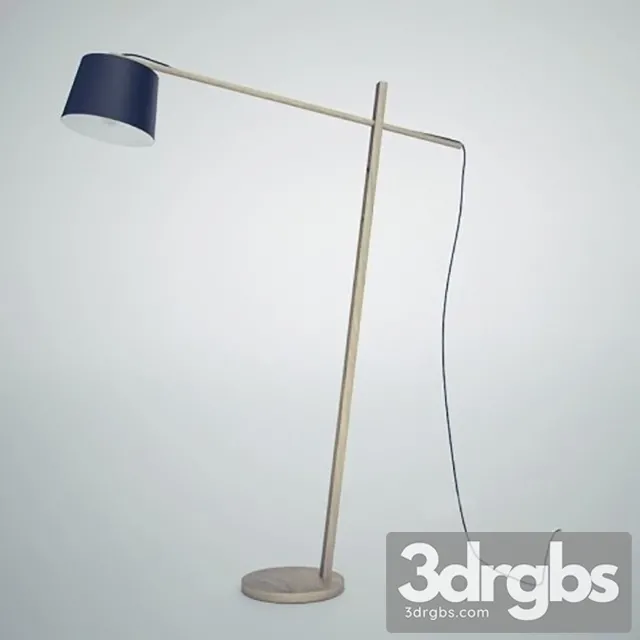Woody Floor Lamp 3D Model Download