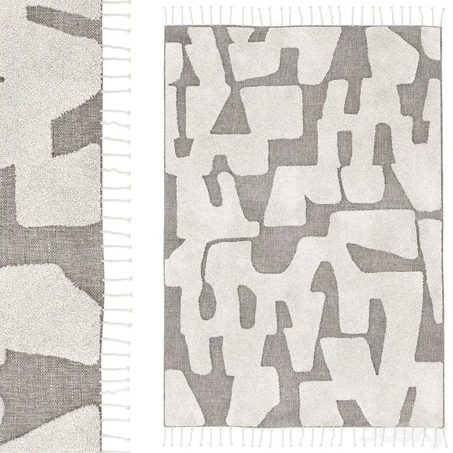 Wool and cotton carpet Launity 3D Model