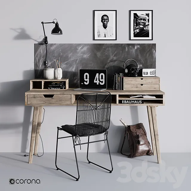 Work desk 3DModel