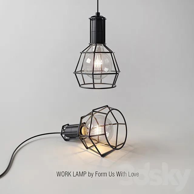 Work Lamp 3DModel Work Lamp 3DModel