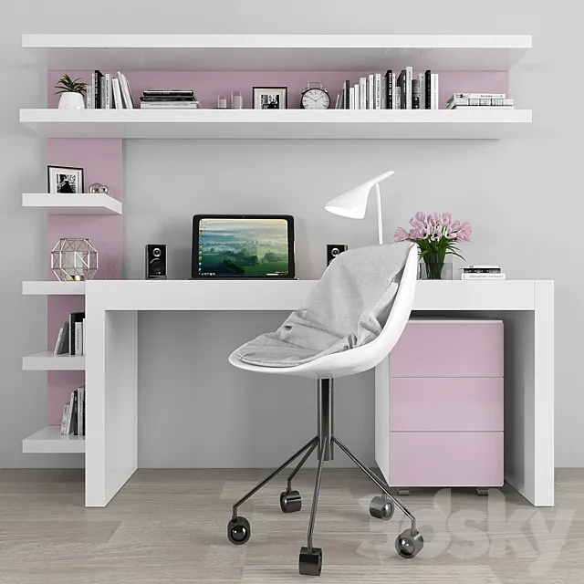 Work zone set 026 3DModel