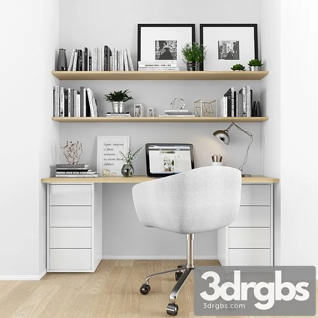 Work zone set 033 2 3D Model Download